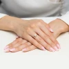 Pierścionek z żółtego złota z diamentem laboratoryjnym 0,50ct w szlifie princess w oprawie halo P0315.Z3.LDW.03 marko