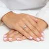 Pierścionek z żółtego złota 375 z diamentami laboratoryjnymi w owalnej oprawie Lab Diamonds W0584.Z5.LDW.01 marko