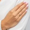 Pierścionek zaręczynowy z owalnym kamieniem 0,30ct z żółtego złota 375 Lab Diamonds W0581.Z5.LDW.01 marko