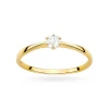 Minimalistyczny pierścionek ze złota 375 z diamentem laboratoryjnym 0,15ct Lab Diamonds W0579.Z5.LDW.02 marko
