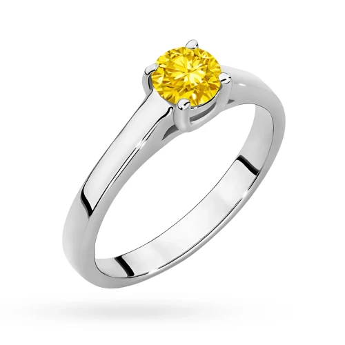 Pierścionek białe złoto diament laboratoryjny 0,50ct oprawa cathedral Lab Diamonds W0544.B3.LDY.02 marko