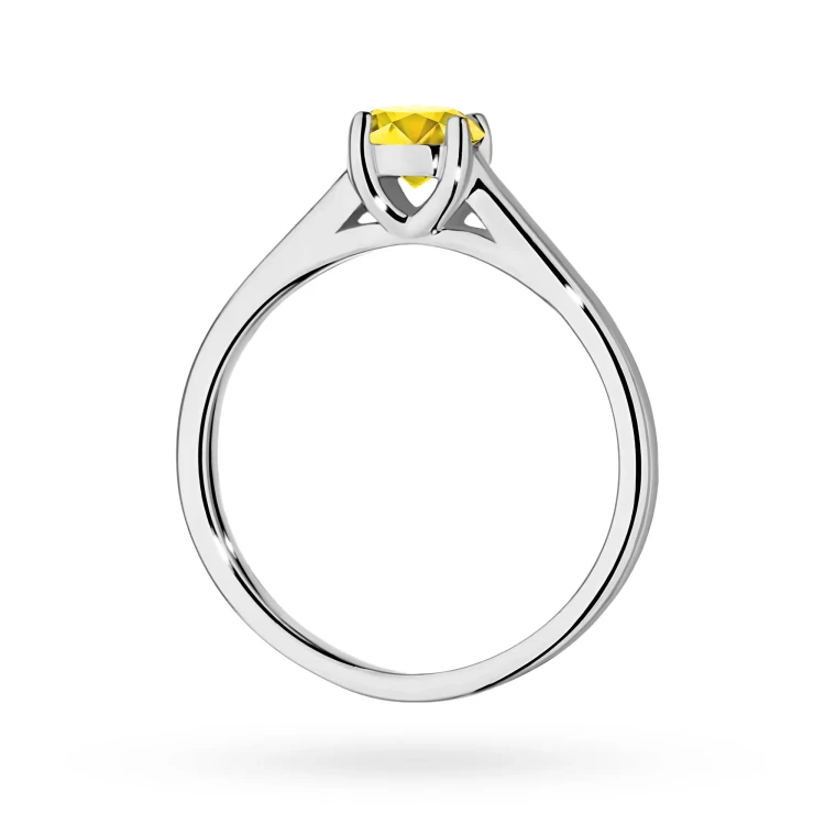 Pierścionek białe złoto diament laboratoryjny 0,50ct oprawa cathedral Lab Diamonds W0544.B3.LDY.02 marko
