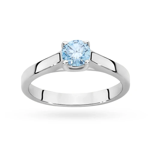 Pierścionek białe złoto diament laboratoryjny 0,50ct oprawa cathedral Lab Diamonds W0544.B3.LDA.02 marko
