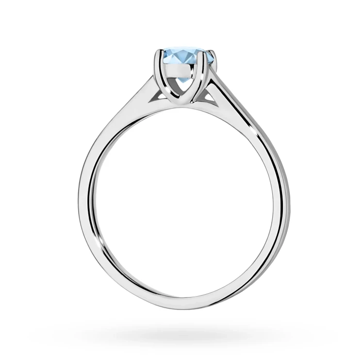 Pierścionek białe złoto diament laboratoryjny 0,50ct oprawa cathedral Lab Diamonds W0544.B3.LDA.02 marko