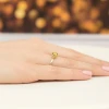 Klasyczny pierścionek z żółtego złota z żółtym diamentem laboratoryjnym 1,00ct w sześciu łapkach Lab Diamonds W0535.Z3.LDY.05 marko