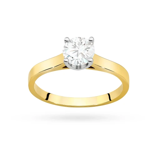 Pierścionek zaręczynowy z żółtego złota z okazałym diamentem laboratoryjnym 0,70ct Lab Diamonds W0526.Z3.LDW.03 marko