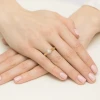 Pierścionek zaręczynowy z żółtego złota z okazałym diamentem laboratoryjnym 0,70ct Lab Diamonds W0526.Z3.LDW.03 marko