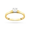 Pierścionek zaręczynowy z żółtego złota z okazałym diamentem laboratoryjnym 0,50ct Lab Diamonds W0526.Z3.LDW.02 marko