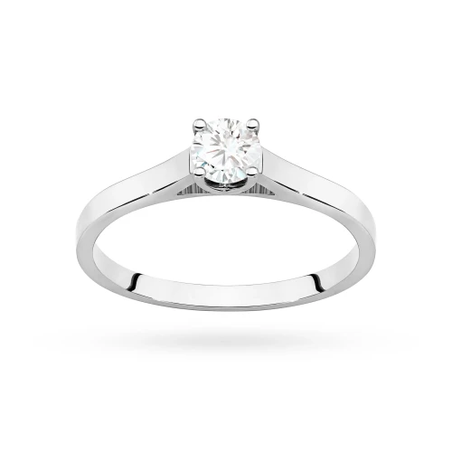Pierścionek zaręczynowy z białego złota z okazałym diamentem laboratoryjnym 0,50ct Lab Diamonds W0526.B3.LDW.02 marko