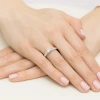 Pierścionek zaręczynowy z białego złota z okazałym diamentem laboratoryjnym 0,50ct Lab Diamonds W0526.B3.LDW.02 marko