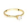 Pierścionek zaręczynowy klasyczny 0,20ct ze złota 375 Lab Diamonds W0499.Z5.LDW.02 marko