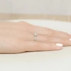 Pierścionek zaręczynowy z białego złota z diamentem laboratoryjnym w sześciu łapkach 0,30ct Lab Diamonds W0496.B3.LDW.01 marko