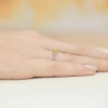 Pierścionek zaręczynowy białe złoto i żółty i białe laboratoryjne Lab Diamonds W0399.B3.LDY.01 marko