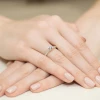 Ponadczasowy zaręczynowy złoty pierścionek z niebieskim diamentem laboratoryjnym 0,30ct Lab Diamonds W0364.Z3.LDA.01 marko