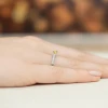 Ponadczasowy zaręczynowy pierścionek z białego złota z żółtym diamentem laboratoryjnym 0,30ct Lab Diamonds  W0364.B3.LDY.01 marko