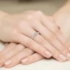 Ponadczasowy zaręczynowy pierścionek z białego złota z niebieskim diamentem laboratoryjnym 0,30ct Lab Diamonds W0364.B3.LDA.01 marko