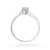 Pierścionek w klasycznym stylu z białego złota z różowym diamentem laboratoryjnym 0,15ct Lab Diamonds W0295.B3.LDP.01 marko