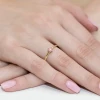 Tradycyjny pierścionek zaręczynowy różowy diament laboratoryjny 0,15ct żółte złoto Lab Diamonds W0256.Z3.LDP.01 marko