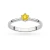 Tradycyjny pierścionek zaręczynowy żółty diament laboratoryjny 0,15ct białe złoto Lab Diamonds W0256.B3.LDY.01 marko