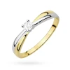 Klasyczny pierścionek zaręczynowy diament laboratoryjny 0,10ct złoty Lab Diamonds złoto 375 W0230.Z5.LDW.02 marko