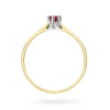 Złoty pierścionek zaręczynowy rubin 0,15ct Klasyka W0222.Z3.RUR.02 marko