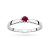 Zaręczynowy pierścionek białe złoto rubin 0,15ct Klasyka W0222.B3.RUR.02 marko