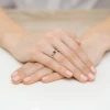 Zaręczynowy pierścionek białe złoto czarny diament 0,30ct Klasyka W0222.B3.DIB.10 marko