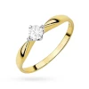 Klasyczny pierścionek zaręczynowy złoto 375 diament laboratoryjny 0,15ct Lab Diamonds W0171.Z5.LDW.01 marko