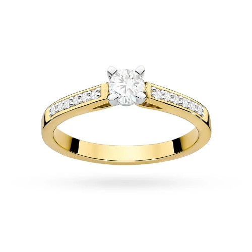 Pierścionek zaręczynowy ze złota 375 diament laboratoryjny 0,30ct Lab Diamonds W0052.Z5.LDW.01 marko