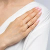Klasyczny pierścionek z żółtego złota z diamentem 0,50ct w szlifie owalnym P0302.Z3.DIW.03 marko