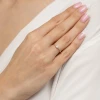 Pierścionek zaręczynowy z trzema diamentami laboratoryjnymi Lab Diamonds żółte złoto 375 P0223.Z5.LDW.01 marko