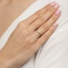 Pierścionek zaręczynowy z trzema diamentami laboratoryjnymi Lab Diamonds białe złoto P0223.B3.LDW.01 marko