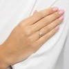 Zaręczynowy złoty pierścionek z trzema diamentami laboratoryjnymi Lab Diamonds 375 P0177.Z5.LDW.01 marko