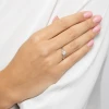 Zaręczynowy pierścionek z białego złota z trzema diamentami laboratoryjnymi Lab Diamonds P0177.B3.LDW.01 marko
