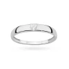 Złoty pierścionek z diamentami laboratoryjnymi w sercu Lab Diamonds białe złoto P0176.B3.LDW.01 marko