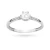 Pierścionek zaręczynowy z białego złota z diamentem laboratoryjnym 0,25ct w sześciu łapkach Lab Diamonds P0172.B3.LDW.01 marko
