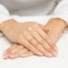 Pierścionek zaręczynowy z białego złota z diamentem laboratoryjnym 0,25ct w sześciu łapkach Lab Diamonds P0172.B3.LDW.01 marko