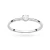 Złoty pierścionek białe złoto z pojedynczym diamentem laboratoryjnym 0,10ct serce w koronie Lab Diamonds P0169.B3.LDW.01 marko