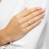 Złoty pierścionek białe złoto z pojedynczym diamentem laboratoryjnym 0,10ct serce w koronie Lab Diamonds P0169.B3.LDW.01 marko