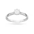 Pierścionek z białego złota z diamentem laboratoryjnym 0,30ct w ośmiu łapkach Lab Diamonds P0168.B3.LDW.01 marko