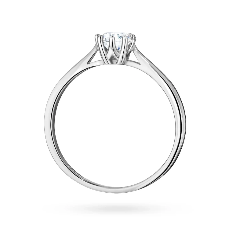 Pierścionek z białego złota z diamentem laboratoryjnym 0,30ct w ośmiu łapkach Lab Diamonds P0168.B3.LDW.01 marko