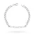 Srebrna bransoletka grawer Gucci 21cm pr.925 męska bransoleta BG079-925-21 marko