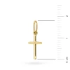 Złoty krzyżyk minimalistyczny próba 333 D278-333 marko
