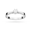 Pierścionek w klasycznym stylu z białego złota z diamentem laboratoryjnym 0,15ct Lab Diamonds W0295.B3.LDW.02 marko