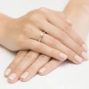 Złoty pierścionek z diamentem laboratoryjnym 0,15ct Lab Diamonds w klasycznym stylu W0295.Z3.LDW.02 marko