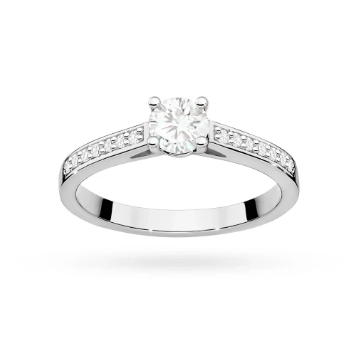 Pierścionek zaręczynowy białe złoto brylanty 0,62ct  W052-585-B0.62 MARKO
