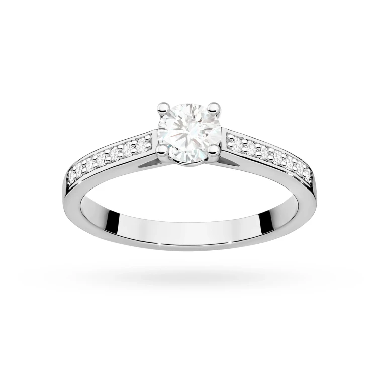 Pierścionek zaręczynowy białe złoto brylanty 0,62ct  W052-585-B0.62 MARKO