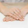 Klasyczny zaręczynowy pierścionek z białego złota z diamentem laboratoryjnym 0,25ct Lab Diamonds W0222.B3.LDW.09 marko W0222.B3.LDW.09 marko