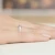 Zaręczynowy pierścionek białe złoto brylant 0,08ct Klasyka W0207.B3.DIW.01 marko