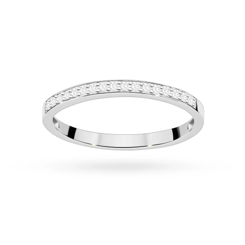 Pierścionek z białego złota obrączka z brylantami 0,09ct Galaktyki W0306.B3.DIW.01 marko